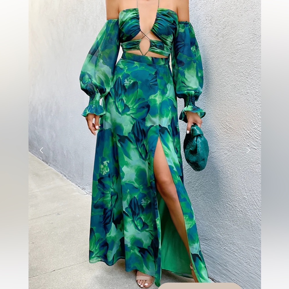 RUNAWAY Karma Maxi Dress NWT